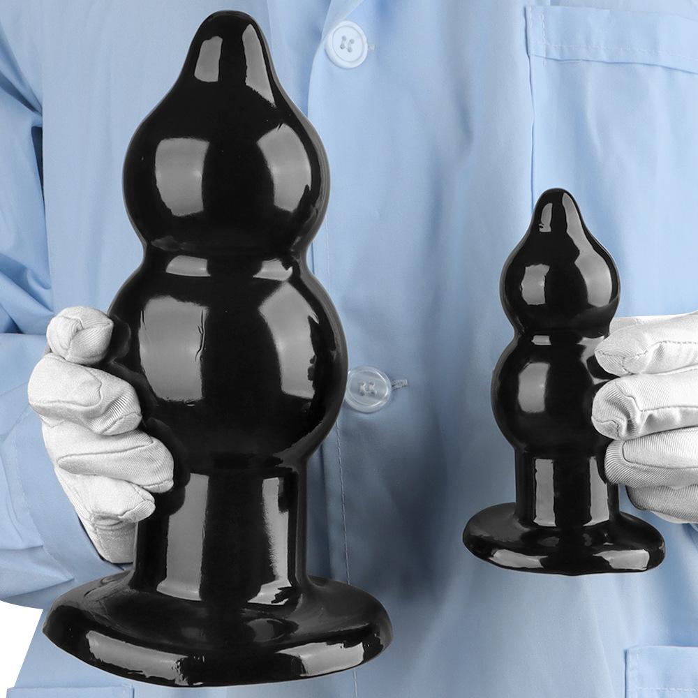 Extra Large Black Tapered Anal Plug for Stretching, Fisting, Men & Women – Super Wide Design for Relaxed Play