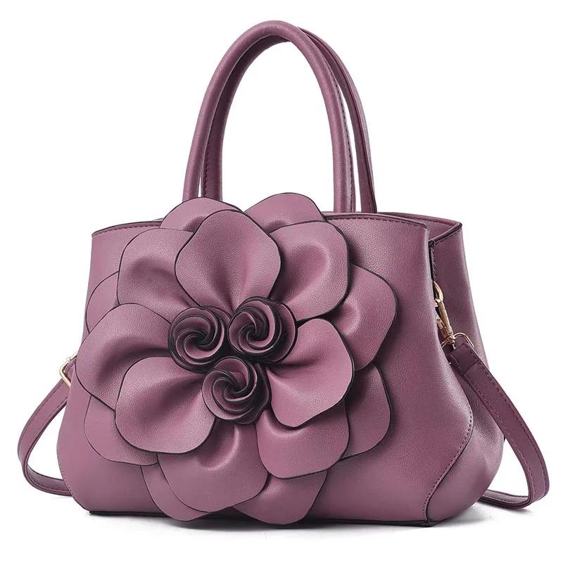 Women Bags Luxury Handbags Famous Designer Women Bags Casual Tote Designer High Quality NEW Flowers Interior Slot Pocket
