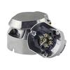 European Standard 12V 7-Pin Aluminum Trailer Plug & Tail Light Adapter