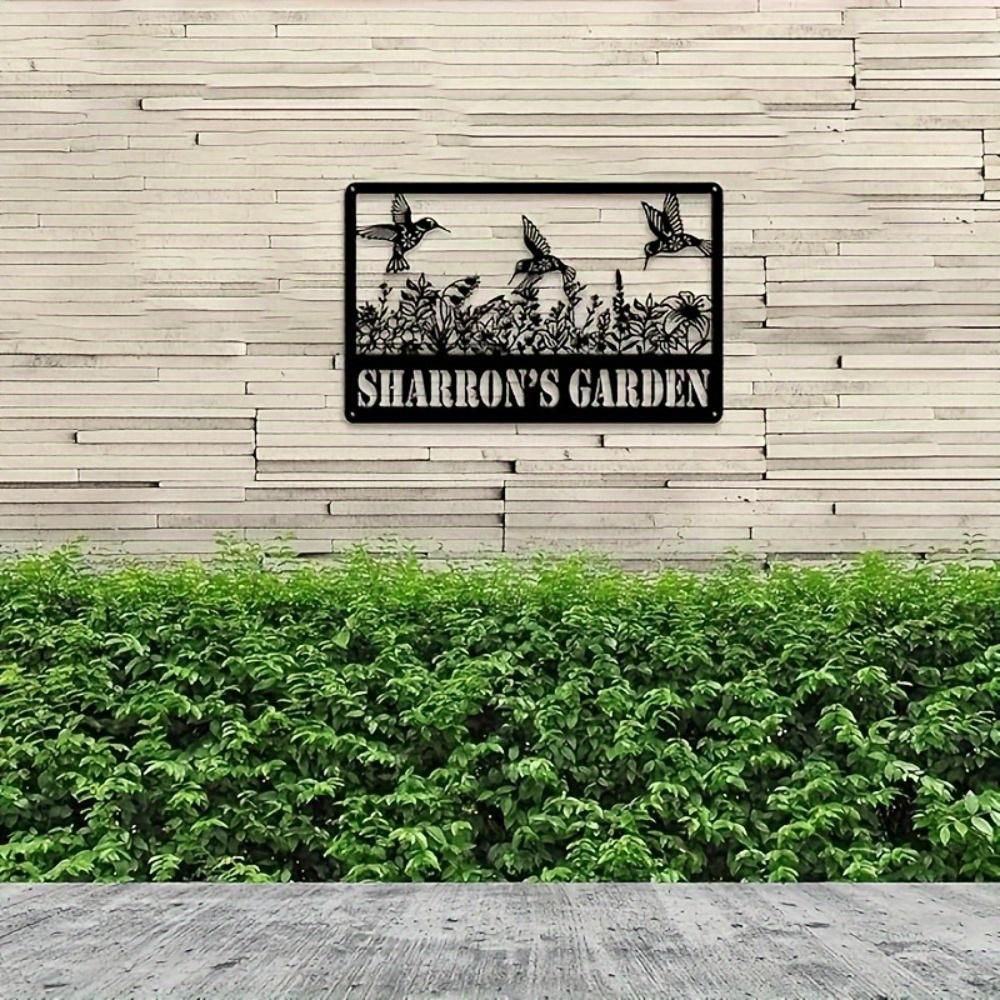 Unique Customizable Metal Sign Wall Decor for Party Door Living Room Outdoor Courtyard Valentine Gift