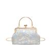 French Retro and Fashionable Embroidered Handbag New Niche Fashion Small Square Bag Casual Crossbody Bag