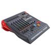 Mixing Console Connection 12 Input Channels Audio Mixer for Performance Stage Treble, Alto, Bass, AC110-240V (US Plug)