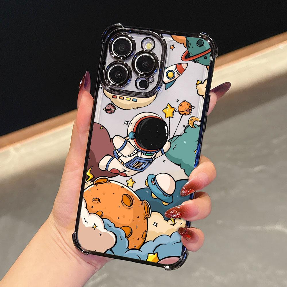 

Astronaut Galaxy Rocket Case For Samsung Galaxy A57 A37 A07 A17 A56 A55 A54 A52 A53 A36 A34 A35 A33 A73 A26 A16 A06 Phone Cover Galaxy A73 5G