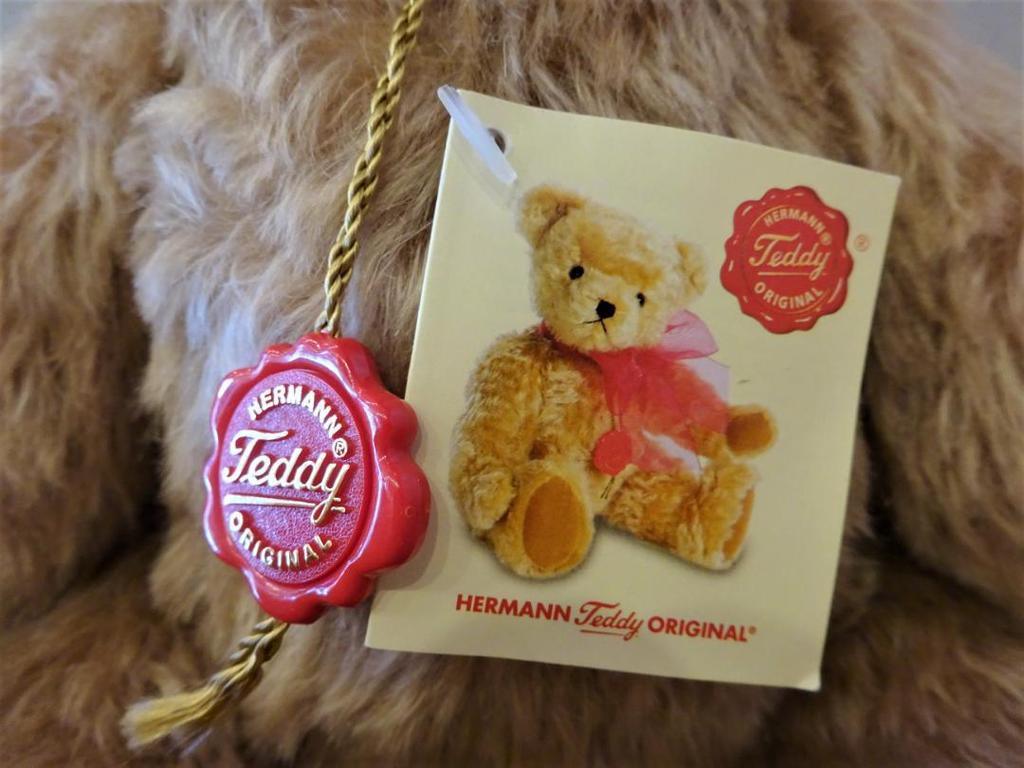 [USED] Limited Edition Herman Athens Olympic Games Commemorative Teddy Bear with Serial Number