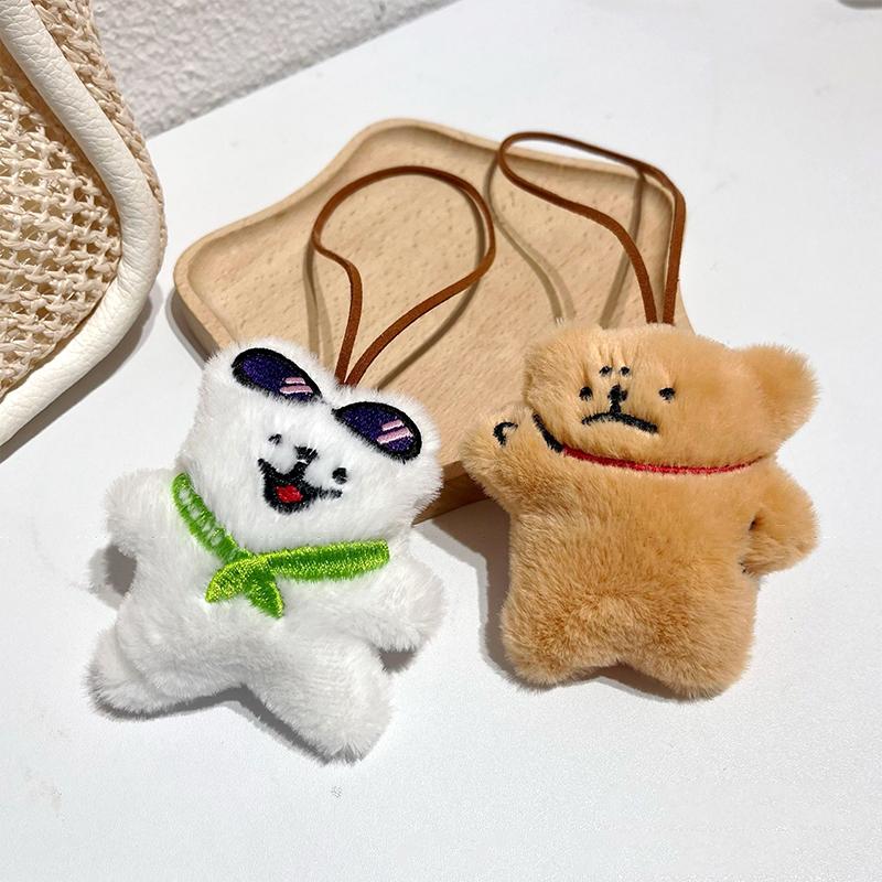 

Мультяшный плюшевый медведь, брелок с именем, милая наклейка с именем, плюшевая кукла, детский анти-потерянный брелок, школьная сумка, подвеска для детей, подарки