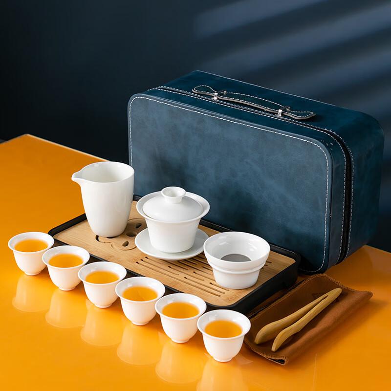 LISM Portable Ceramic Travel Tea Set