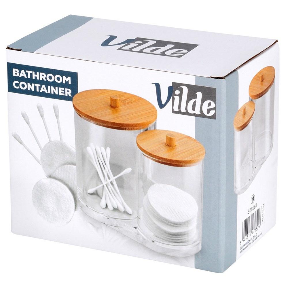 Container for cotton buds and cotton pads