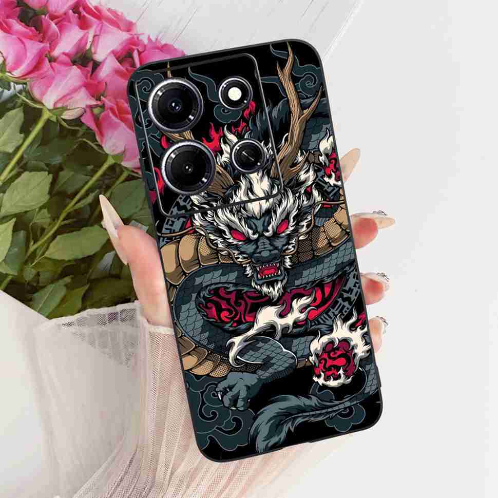 Phone Case For Infinix Note 30i X6716 Stylish Painted Cover For Infinix Note30i Note 30i Soft Silicone Shockproof Cover Fundas