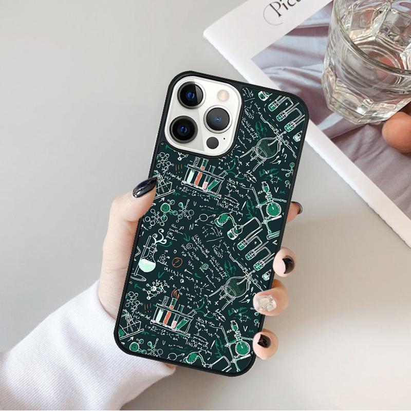 Science Chemistry Caffeine Phone Case For iPhone 17 Air 16 15 14 Max Plus 11 12 13 Pro Max Phone Cover coque