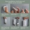New Plastic Manual Soap Dispenser White Green Wall-mounted Shampoo Gel Dispenser Liquid Soap Container Bathroom