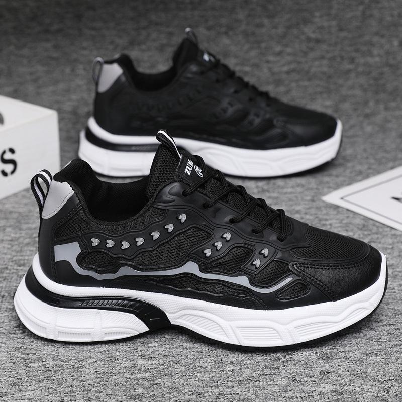 Young Student Running Men's Shoes for Spring New Mesh Sneakers Shoes Trendy Paired with Dad Shoes Trendy Casual Shoes for Men