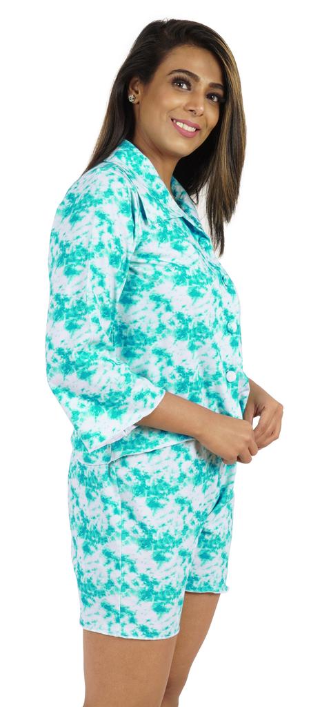 Phagun Printed Loungewear Set For Women 2 Piece Nightwear Cotton Top &