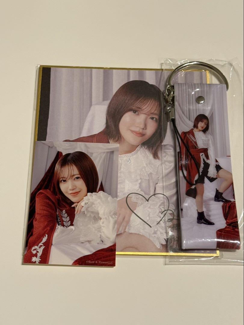 

[USED] Sakurazaka46 SakuColle Strap, Shikishi Sticker, 3 Types, Prize B and Prize C: Rina Matsuda