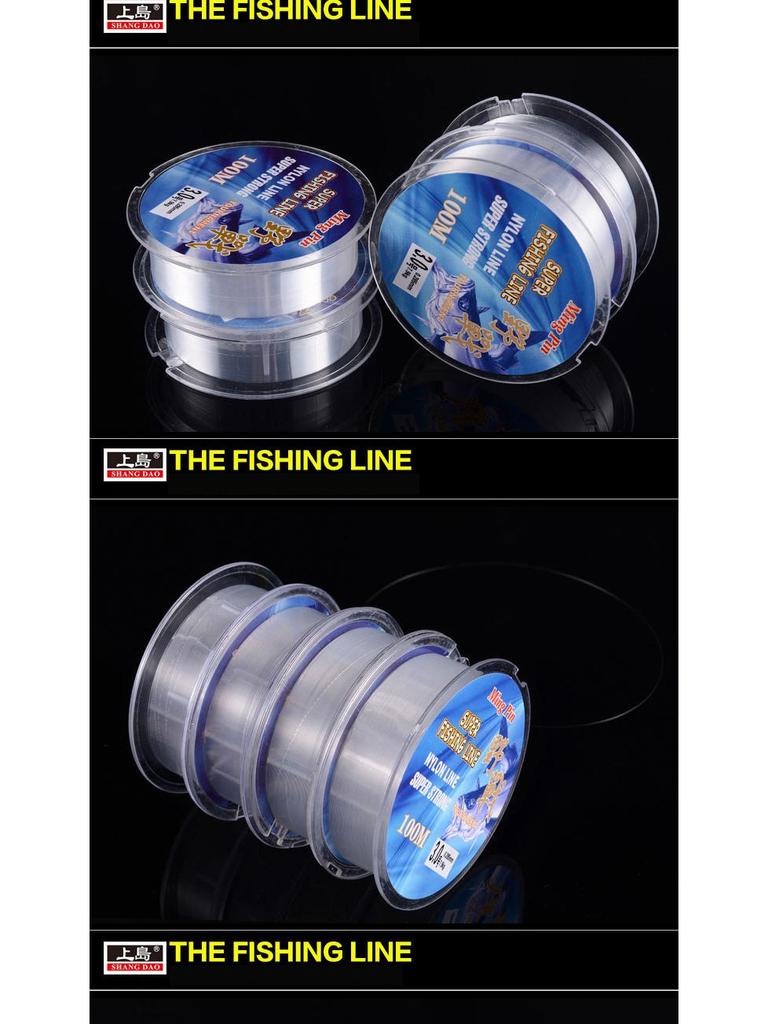 Fluorocarbon Fishing Line for Lake and Reservoir - Long Cast, Durable Fluorocarbon Leader for Wild and Taiwan Fishing