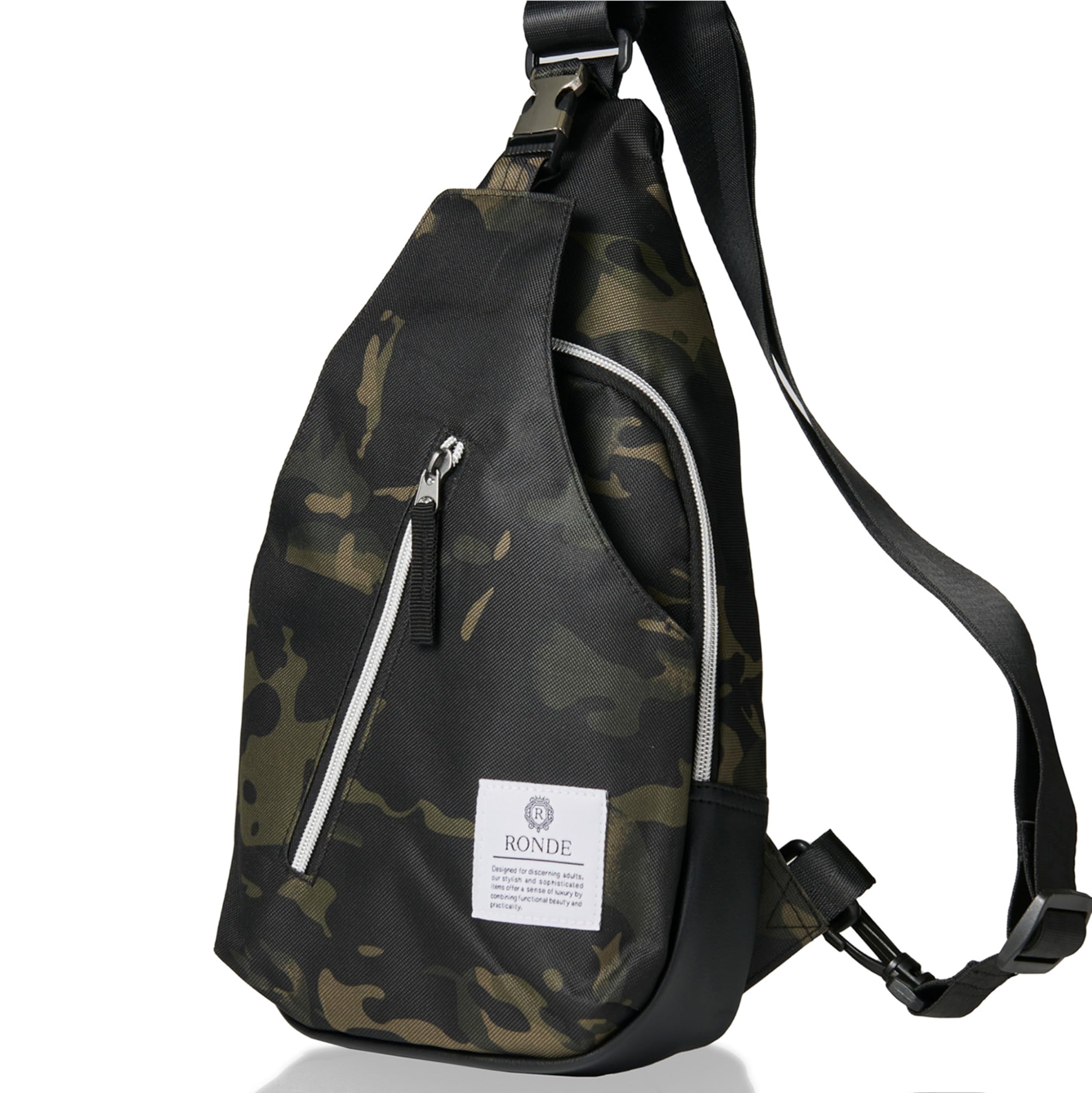 

Сумка через плече RONDE x Сітчаста сумка на плече для спорту для чоловіків [Тканинна задня частина] Сумка, Сумка, Сумка на одне плече,