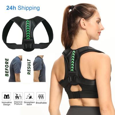 Adjustable Posture Corrector For Men Women Upper Back Brace Clavicle Support Neck Shoulder Pain Relief