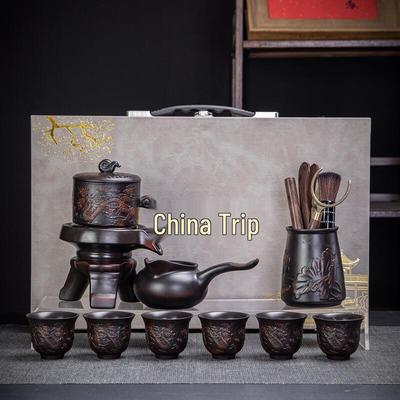 Zitao Style Automatic Anti-Scald Ceramic Tea Set