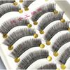 Lashie - Set of 10 Pairs: Natural Crisscross False Eyelashes