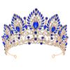 Royal Queen Pageant Crown Big Diadem Bride Tiara Crowns for Women Bridal Wedding Party Crown Hair Dress Jewelry Accessori
