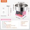 Electric Cotton Candy Machine, 1000W Candy Floss Maker, Commercial Cotton Candy Machine with Stainless Steel Bowl, and Sugar Scoop, Perfect for Home