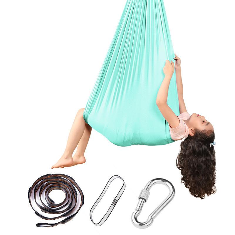 Premium Fabric Children's Hammock Swing For Indoor Outdoor Sensory Training Chair
