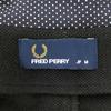 Fred Perry Made In Japan Stand Collar Cotton Jacket M Black Kanoko Fabric Men's Used
