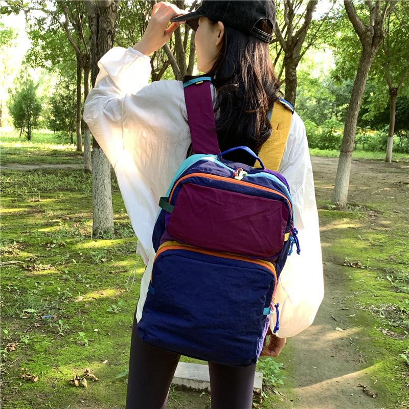 Schulrucksack1011 Sommer Neu Koreanisch Frisch Rucksack Damen Große Kapazität Pendler Schulrucksack High-End-Gefühl Vielseitig Großhandel Damen Tasche
