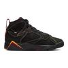 Air Jordan 7 Retro GS Citrus 2022 Kids Sneakers Black Varsity-Red DQ6040-081