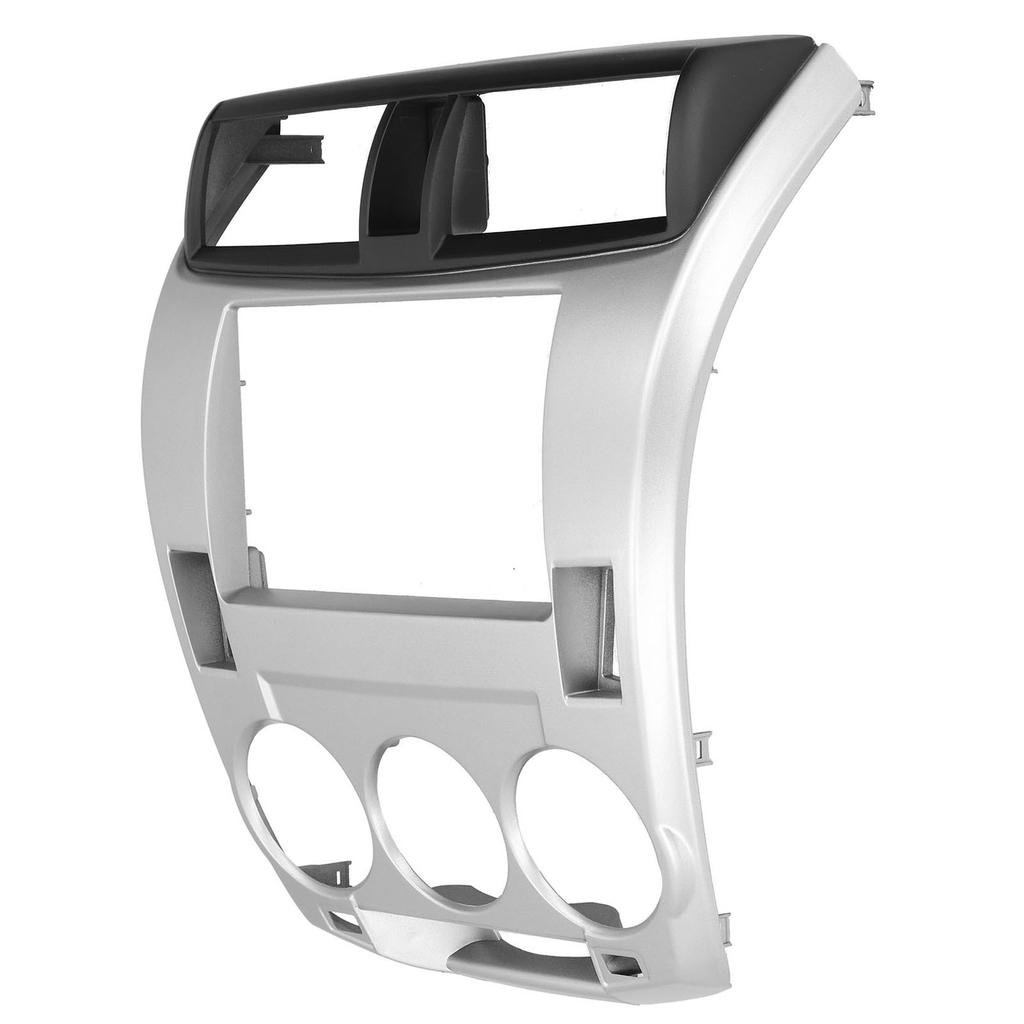 2Din Stereo Rádio Fascia DVD Audio Navigační Panel Rám Stříbrný Vhodné pro Honda City 20082013