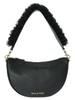Maison De Fleur Women's Tulle Frill Shoulder Bag, Black, 8A42F0J0200