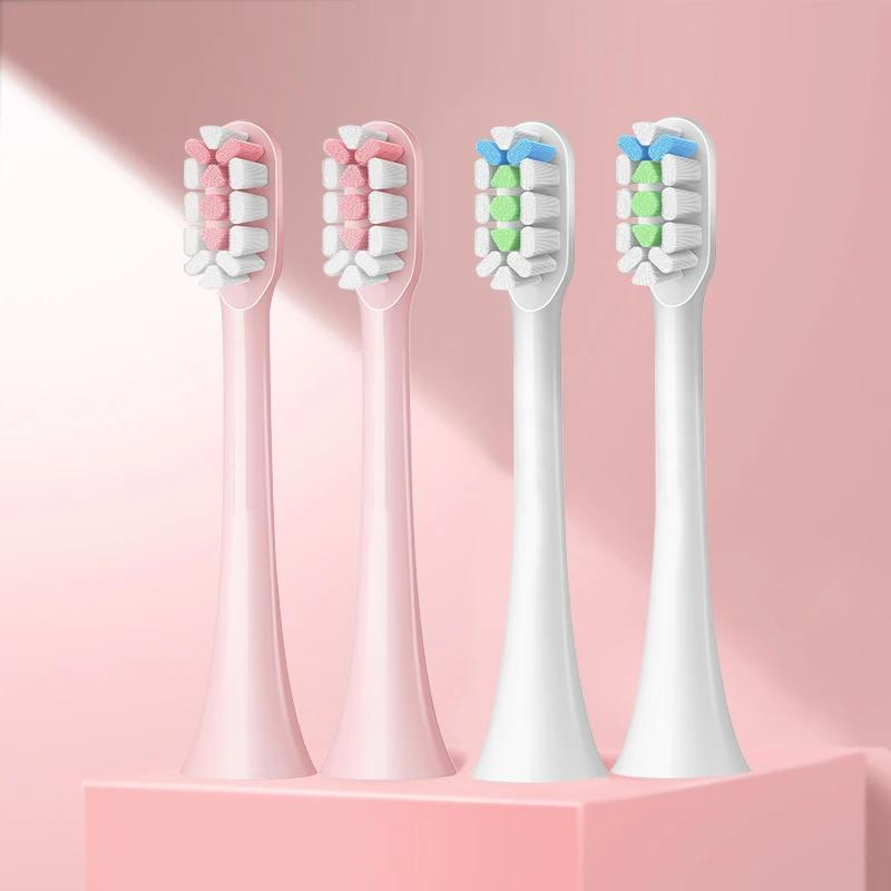 100 Pcs Replcement Brush Heads for Xiaomi SOOCARE X1 X3 X5 Mijia X3U X3 Electric Toothbrush Refill Head Sealed Package Wholesale
