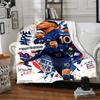Mbappe Personalized Text Blanket Lightweight Personalized Blanket Warmthful Decor Great for Couch Livingroom Bedding Living Room