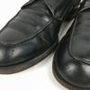 Pre-1980s USA Vintage All Leather Goodyear U-Tip Business Shoes Black Size 9.5D (Approx. 27.027.5cm) Men's(USED)
