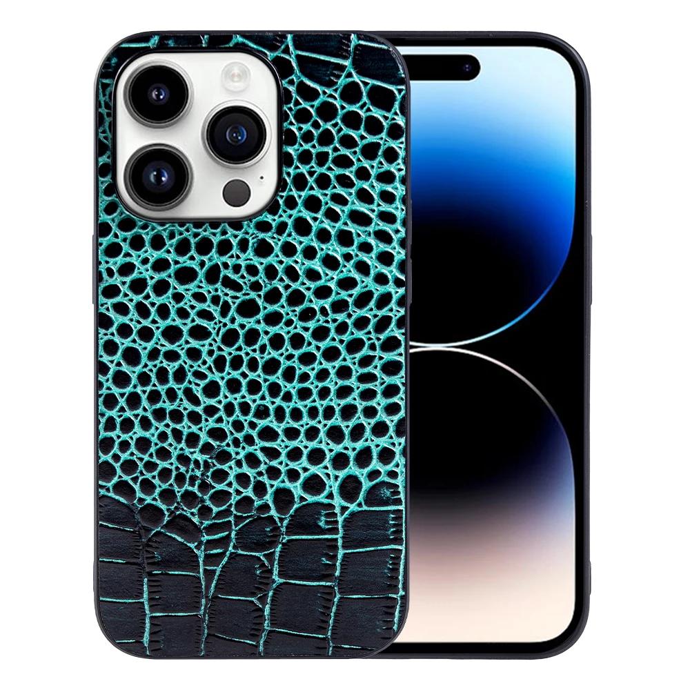 

Чехол-книжка из натуральной кожи для Apple iPhone 13 15 Pro Max 14Plus 12 11 XR 7 8 16E SE Коровья кожа Задняя крышка Fundal capa Genuine Leather&iPhone 13 mini