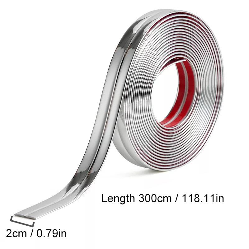 3M/Roll PVC Wardrobe Adhesive Tape Strips Buffer Tape Anti-collision Home Decorative Waterproof Self-adhesive Beauty Seam Sticker