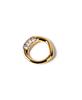 Sundaydiscoclub Khan Clip-On Earrings Gold White