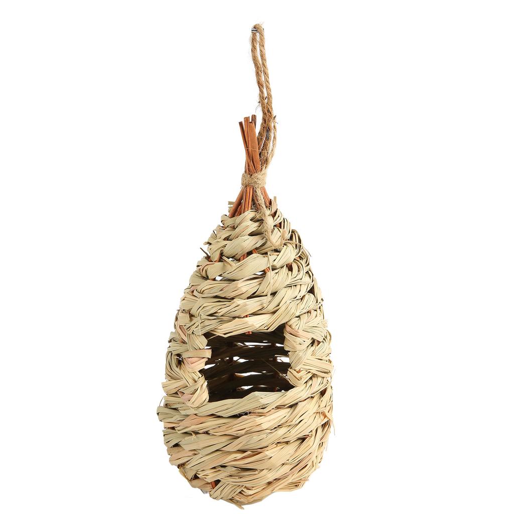 Grass Woven Bird Nest Natural Safe Hanging Hand Woven Hummingbird Nest for Indoor Outdoor
