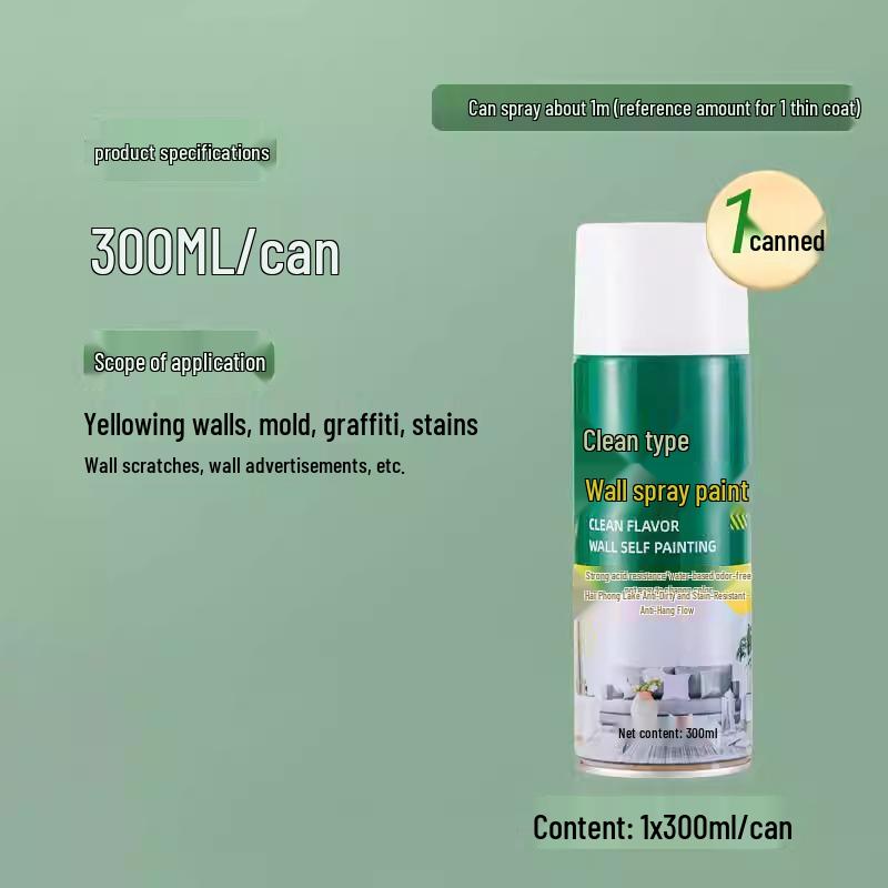 Newcomer Exclusive: Wall Self-Spraying White Latex Paint for Easy Wall Repair