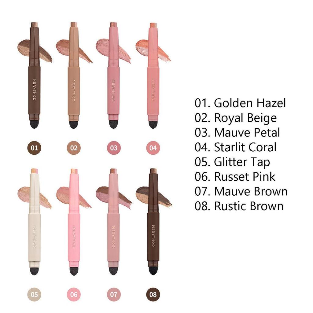 Merythod Two Tone Shadow 0.9 G, Make-up, Long-lasting, Korean Cosmetics, KBeauty, Sample