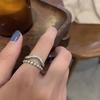 VENTFILLE 925 Sterling Silver Frosting Ring For Women Minimalist Irregular Versatile Fashion Elegant Jewelry Gift Dropshipping