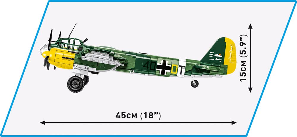 Cobi Historical Collection Junkers scale #5733 JU-88 (German Army) 1/32