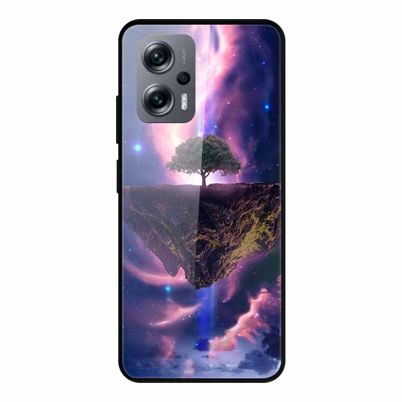 For Poco X4 GT Case Shockproof Tempered Glass Hard Back Cover For Xiaomi Poco X4 GT 5G Soft Bumper Coque PocoX4 GT X4GT Case