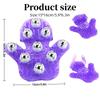 Palm Shaped Massage Glove 360-degree with 9 Metal Roller Body Massager Relieve Fatigue Acupoint Massage Massage Brush