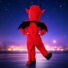 Bat Wings Halloween Bat Bodysuit Devil Horn Kids Cosplay Costume  Performance Property