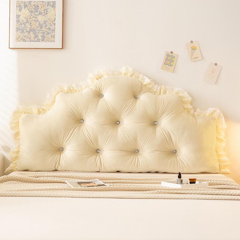 Принцессовый стиль прикроватная подушка, короткая бархатная подушка, спинка дивана, мягкая 150x70cm