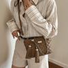 Pu Water Bucket Bag With Zipper Pocket For Daily Casual Women
