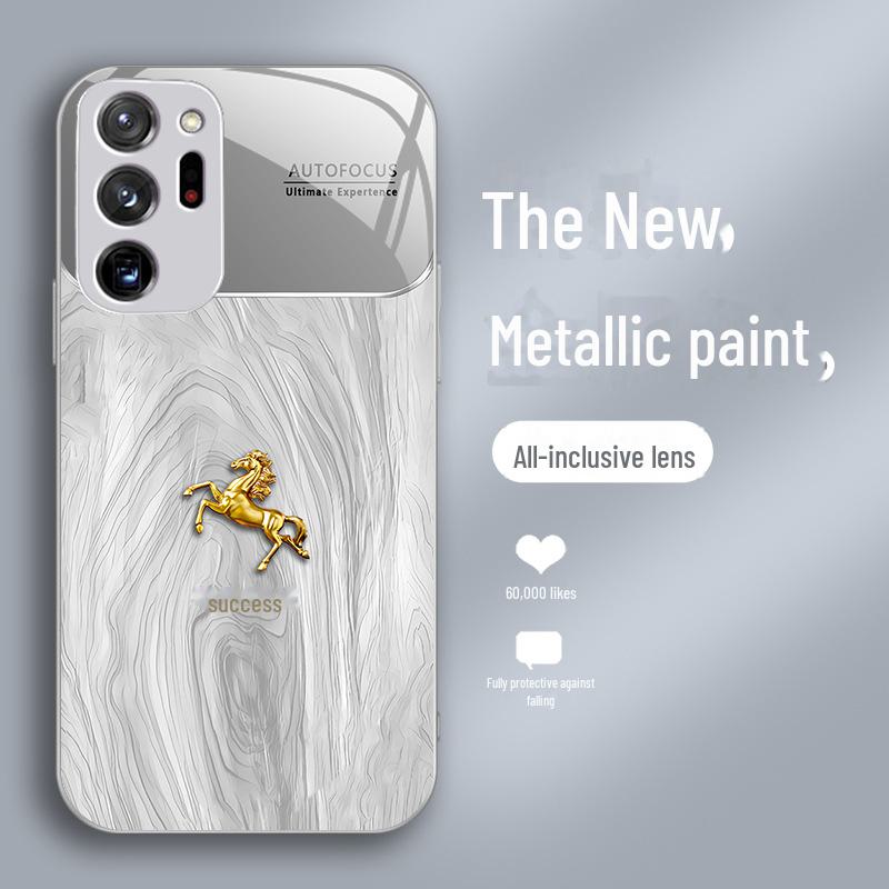 

Розкішний чохол проти падіння Samsung Note9 Metal Liquid A10 M12 Galaxy Note 20 Ultra