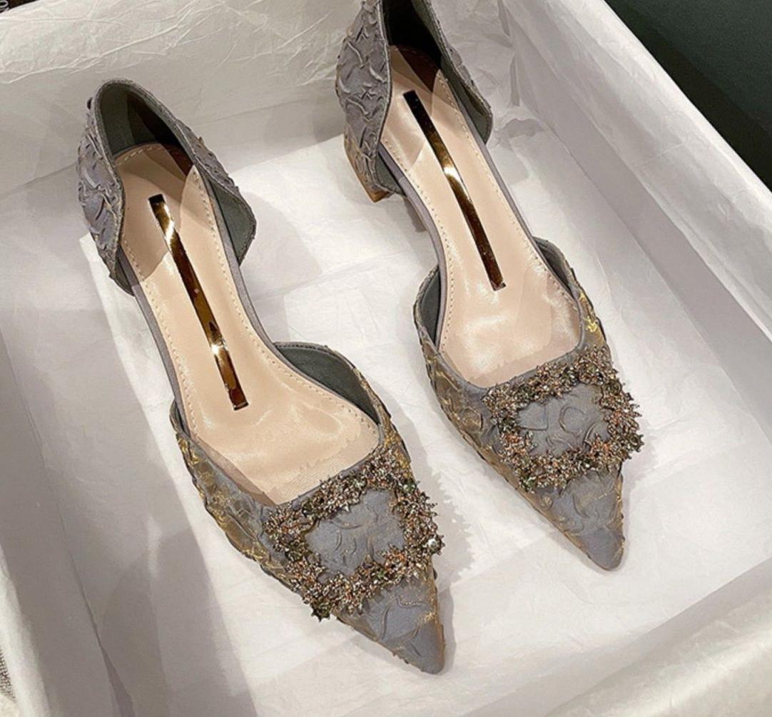 Женская обувь Crystal Footwear сандалии с острым носком для женщин — фото 4