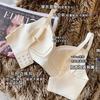 Small breasts gather without steel rings, large breasts show small breasts, upper support bra, ice silk breathable