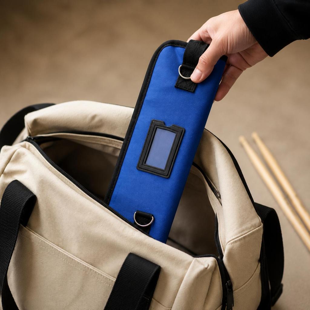 Canvas Drumstick Bag Safeguarding with Zippered Closure